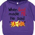 thumbnail image 3 of Inktastic When God Made Me He Said Ta-da Toddler Hoodie, 3 of 4
