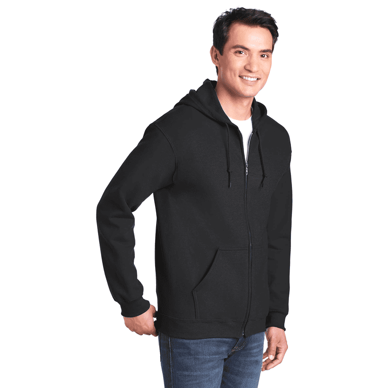 Gildan Heavy Blend Zip Up Hoodie, Midweight Hoodie, Fleece Hooded