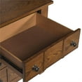 thumbnail image 5 of Bowery Hill Hardwood Oak Nightstand Rectangular 27" H x 27" W x 17" D, 5 of 7