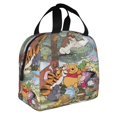 thumbnail image 2 of Winnie Bear P-ooh Reusable Lunch Bags Portable Insulated Lunch Box Tote Bag Cooler Office Picnic, 2 of 9
