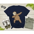 thumbnail image 5 of Cool Dabbing Dancing Lazy Sloth for Men Women Kids Boys Girl T-Shirt Sloth Animal Shirt for Men Women Kids Boys Girls Teens Gift Tshirt, 5 of 8