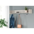 thumbnail image 2 of Signature Design by Ashley Contemporary Socalle Wall Mounted Coat Rack with Shelf  Light Natural, 2 of 6