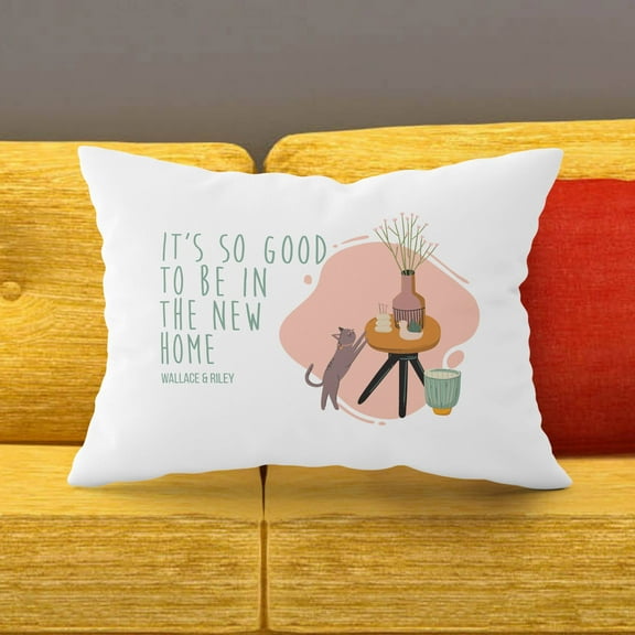 Personalized Housewarming Pillow Case