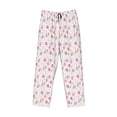 thumbnail image 4 of Xecao Tulips Flowers Men's Straight Lounge Pajama Pants: The Ultimate in Comfortable Sleepwear, 4 of 9