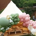 thumbnail image 4 of Sage Green and Pink Balloon Garland Kit Balloon Arch Kit, 4 of 6