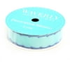 Waverly Inspirations 5/8" x 9' Aqua & Blue Moon Stitch Grosgrain Ribbon, 1 Each