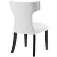 thumbnail image 5 of Hawthorne Chaise d'Appoint en Similicuir de la Collection en Blanc (Lot de 2), 5 of 5