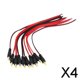 thumbnail image 1 of 2x10 Uds 5,5x2,1mm Macho DC Toma de Corriente Conector de Clavija Cable Cable 12V 4 piezas, 1 of 8