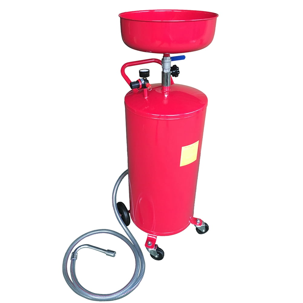 Garage & Shop Portable Waste Oil Drain Tank 20 Gallons Tank Air ...