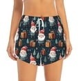 thumbnail image 2 of Rocae Cute Santa Claus Gift for Women's Athletic Shorts Workout Hiking Shorts Athletic Shorts for Running, Yoga, Gym, Sports-Small, 2 of 7