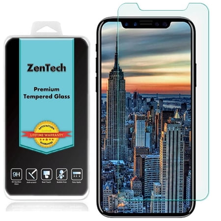 [3-Pack] iPhone XS SuperGuardZ Tempered Glass Screen Protector, 9H, Anti-Scratch, Anti-Bubble, Anti-Fingerprint