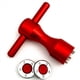 thumbnail image 1 of Tornillo de putter rojo de dientes grandes, adecuado para peso 5 g10g15g20g25g30g35g40g, accesorios de golf, 1 of 6