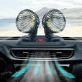 thumbnail image 1 of Chmadoxn Ventilateur Pliant pour Voiture avec Réglage Rotatif Ventilateur Créatif avec Télécommande Affichage de la Température Ventilateur Monté sur Voiture, 1 of 7