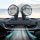 thumbnail image 1 of Ventilador plegable para coche con ajuste giratorio, creativo ventilador para coche, control remoto, pantalla de temperatura, ventilador para coche, ventilador montado en el coche, 1 of 7