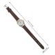 thumbnail image 2 of Reloj de mesa pequeño, sencillo y elegante, con esfera digital de cuero, para mujeres estudiantes (marrón), 2 of 8