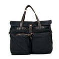 thumbnail image 2 of fenteer men\'s waterproof canvas briefcase - casual and stylish large capacity file bag Black, 2 of 8