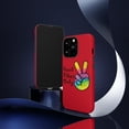 thumbnail image 2 of Good Vibes Only Dark Red iPhone 15 Case-iPhone 14 Case-iPhone Case-iPhone, 2 of 2