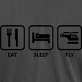 thumbnail image 3 of CafePress - Eat Sleep Fly T Shirt - Mens Comfort Colors Shirt, 3 of 5