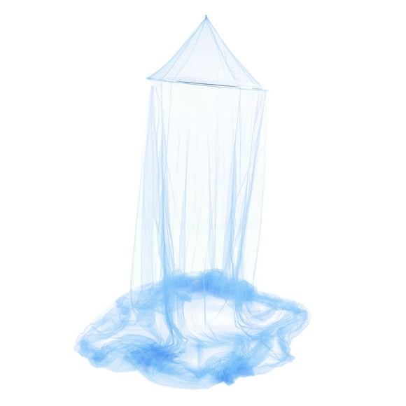 Bed Canopy, Bed Mosquito Net Soft Washable Breathable Folding  For Adult For Home Bedroom Blue