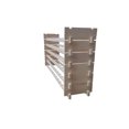 thumbnail image 4 of FixtureDisplays Casier à Vin Modulaire Empilable pour 72 Bouteilles en Bois de Pin Naturel avec 6 Rangées, 4 of 4