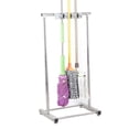 thumbnail image 4 of Stainless Steel Movable Cleaning Tool Rack with 3 Racks, Durable Organize Maximize Space Minimalist and Stylish for Home Garden Garage Balcony, 4 of 8