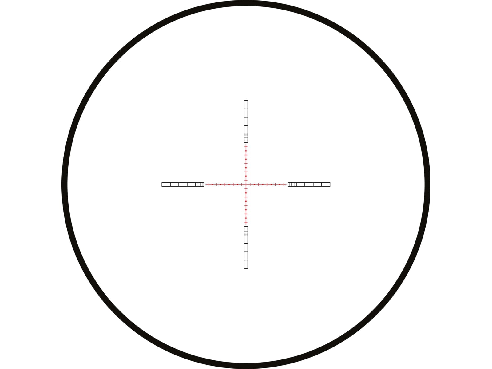 Hawke Sport Optics Vantage Rifle Scope, 6-24x50mm SF, 30mm, FFP, Half Mil Dot IR Reticle, Black