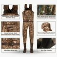 thumbnail image 4 of DaddyGoFish Neoprene Chest Waders for Kids and Adults | Waterproof BootFoot Waders | Fishing and Hunting Waders with a Camouflage Caps, and a Wader Hanger, 4 of 10