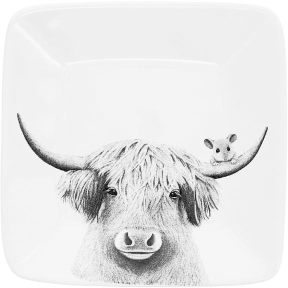 Pavilion Gift Company - Highland Cow - 4.25" Keepsake Dish