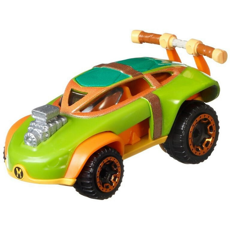 Carrinho Hot Wheels - Tartarugas Ninja - Michelangelo - Midnight