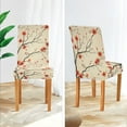 thumbnail image 3 of Yayeee 2 Pack Dining Chair Covers Stretch Parson Chairs Slipcovers Seat Protector, Red Floral Pattern, 3 of 6