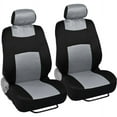 BDK Rome Sport Seat Covers for Car, SUV and Van, Sporty Racing Style Stripes, Split Bench, Side