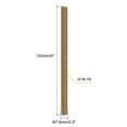 thumbnail image 2 of Uxcell 8pcs packs Fully Threaded Rods 5/16x4-1/4" for Mounting Assembly Fastening, Colorful Zinc, 2 of 5