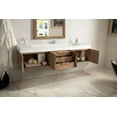 thumbnail image 7 of James Martin Vanities Mercer Island 72" Single Vanity, Latte Oak w/ Glossy White Composite Top, 7 of 7