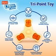 thumbnail image 5 of Hartz  Chew & Clean Tri Point Bone Dog Toy for Medium Dogs, 5 of 5