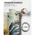 thumbnail image 6 of nqOlkjepod Outdoor Curtains for Patio Waterproof, Retro Rooster Outdoor Privacy Panels Grommet, Spring Floral Watercolor Farmhouse Animals Blackout Outside Curtains for Porch/Cabana 54"x84", 1 Panel, 6 of 8