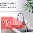 thumbnail image 2 of Grifo eléctrico instantáneo para cocina y baño, pantalla digital, grifo de agua caliente rápida, calentamiento en tres segundos, frío y caliente, doble propósito, 2 of 5