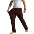 thumbnail image 7 of Hurxie Men's Hiking Pants Lightweight, Quick-Dry Moisture Wicking Outdoor Pants Coffee,L, 7 of 7