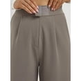 thumbnail image 4 of High Waist Elastic Crepe Palazzo Pants, 4 of 7