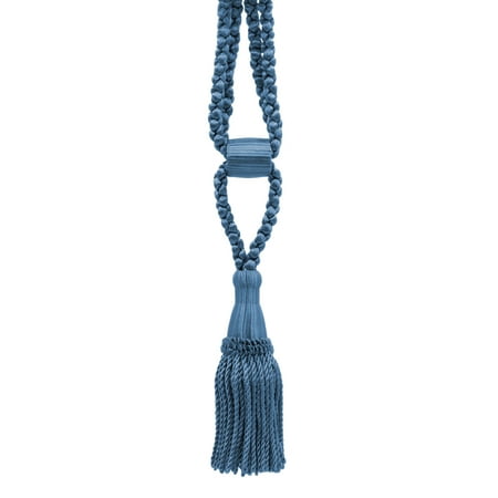 - French Blue Decorative Tassel Tiebacks|5 1/2