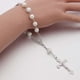 thumbnail image 3 of Rosario Católico Pulsera Perla de Imitación Blanca Cristo Cruz Jesús Nuestra Señora Pulsera Crucifijo Divina Misericordia Regalo MFZFUKR 2034619-2, 3 of 9