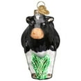 thumbnail image 2 of Old World Christmas Black Dairy Cow Glass Blown Ornament for Christmas Tree, 2 of 4