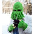 thumbnail image 5 of Gorro de pulpo TANGJMXG divertido ganchillo hecho a mano COLOR NARANJA, 5 of 5