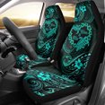 thumbnail image 3 of Polynesian Turtle Valentine Car Seat Cover You And Me Turquoise Hibiscus Heart, 3 of 4