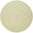 thumbnail image 2 of SAFAVIEH Cambridge Leonard Geometric Wool Area Rug, Light Green/Ivory, 6' x 6' Round, 2 of 7