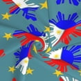 thumbnail image 4 of Women Filipino Flag Stars Sun Pattern Sarong Coverups Chiffon Short Swimsuit Wrap Skirt Beach Bikini Tie Cover Up Wraps, 4 of 7