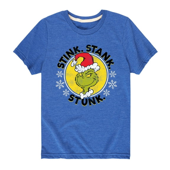 Dr. Seuss - The Grinch Stink Stank Stunk - Toddler And Youth Short Sleeve Graphic T-Shirt
