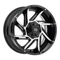 20x9 Vision 422 Prowler Gloss Black Machined Face Wheel 6x135/6x5.5 (-12mm)