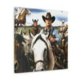 thumbnail image 2 of Cattle Roundup Scene - Canvas, 2 of 10