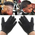 thumbnail image 5 of Men Hair Braider Twist Sponge Gloves African Hair Styling Fork Comb, 5 of 13