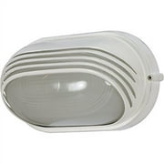 Nuvo 60-522 - 1 Light - 10" - Oval Hood Bulk Head - Die Cast Bulk Head